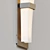 Architectural Metal Wall Sconce 3D model small image 2