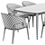 ErgoCrop Chair & Table Set 3D model small image 6