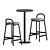 Zantilam Bar Stool & Cigar Bar Table Set 3D model small image 2