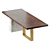 Milla & Milli Elegant Dining Table 3D model small image 2