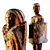 Wooden Statue 3D Model Kit 3D model small image 3