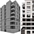 Modular Residential Building 3D Model 3D model small image 5