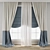 Curtain 885 3D Model Set 3D model small image 1