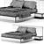 Modern Pechy Bed Set 3D model small image 3