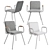 Hayche Dulwich Chair: Armrests Included 3D model small image 2