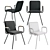 Hayche Dulwich Chair: Armrests Included 3D model small image 3