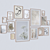 Assorted 3D Wall Art Set. 3D model small image 2
