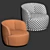 Elegant CIPRIA Armchair, SOFTHOUSE 3D model small image 5