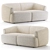 Multi-Config Boucle Sofa Sofia 3D model small image 1