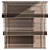 Foldable Wood Blinds 04 | Unique Home Décor 3D model small image 3