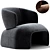  Stylish ICARUS Armchair, Linteloo 3D model small image 1