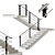 Modern Steel Ladder Solution 3D model small image 1