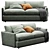 Customizable Lounge Sofa with VIP Quality 3D model small image 3