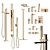 GESSI Eleganza Bathroom Fixture Set 3D model small image 3