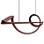 Elegant Adonis Pendant Lamp 3D model small image 4