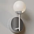 Elegant LED Wall Sconce Fixture 3D model small image 3