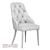 Customizable Modern Velvet Dining Chair 3D model small image 4