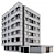 Multi-Floor Residential Building Kit 3D model small image 1