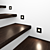 Stylish LED Stair Light Fixture 3D model small image 5