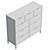 Modern Minimalist Kira Dresser 3D model small image 6