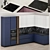 Modern Kitchen Set with Top Brands 3D model small image 4