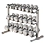 Premium 3-Tier Dumbbell Rack Organizer 3D model small image 4