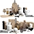 Modern Kitchen Decor Set 19 3D model small image 1