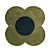 Flower Handwoven Rug in Millimeters 3D model small image 1