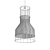 Sleek Laika Pendant Light 3D model small image 2