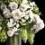 Spring Blooms Bouquet in Glass Vase 3D model small image 5