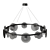 Lampatron Ring Glass LED Chandelier 3D model small image 3