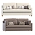 West Elm 3-Seater Marin Sofa 3D model small image 1