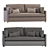 West Elm 3-Seater Marin Sofa 3D model small image 4