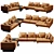 Minotti Dylan Set 8: Versatile Design 3D model small image 2