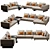 Minotti Dylan Set 8: Versatile Design 3D model small image 4