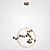 Mi Round Multicolored Pendant Light 3D model small image 2