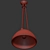 Luxury Dome Pendant Light 3D model small image 3