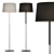 Elegant Volta Floor Lamp 3D model small image 1