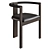 Meia Lua Armchair by Origin: Versatile Design 3D model small image 6