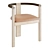 Meia Lua Armchair by Origin: Versatile Design 3D model small image 7