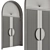 Elegant Arched Door Model 102 3D model small image 3