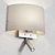 Elegant Designer Wall Lamp 3D model small image 7