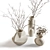 Light + Ladder Vases with Branches 3D model small image 4