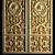 Baroque Carved Classic Door 3D model small image 4