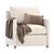 Modern Marin Chair By Westelm 3D model small image 2