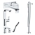 Hansgrohe Metris Mixer Set 3D model small image 1