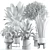 Elegant Indoor Plant Model 136 3D model small image 2