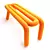 Graphic 2-Seater Bold Bench 3D model small image 2