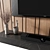 Modern TV Wall Set 009 3D model small image 3