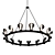 Presidio 15 Chandelier VRay Lighting 3D model small image 1